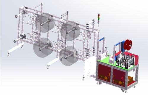 N95 Semi Auto Mask Making Machine